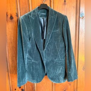 Blue John VARVATOS Crushed Velvet Jacket